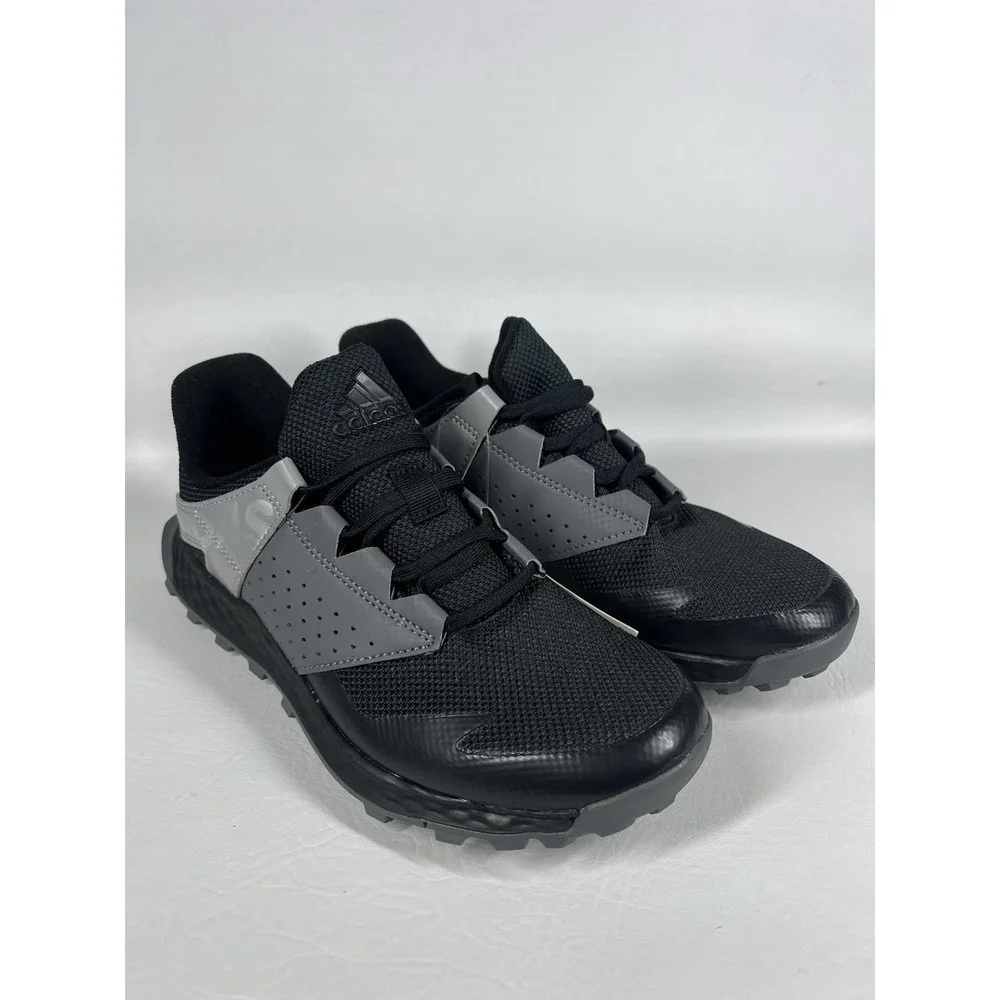 Adidas Vigor Bounce Shoes Size 4 Black Gray B42320 Athletic Lace Up
